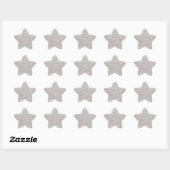 Étoile Sticker Marbre blanc Star (Feuille)