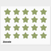 Étoile Sticker Moss Green Star (Feuille)
