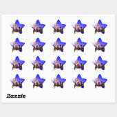 Étoile Sticker Night Star de New York (Feuille)