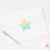 Étoile Sticker Pastel Rainbow Sky (Enveloppe)