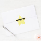 Étoile Sticker Pianoaholic Life Star (Enveloppe)