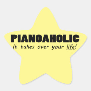Étoile Sticker Pianoaholic Life Star
