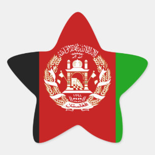 Étoile Sticker pour drapeau afghan