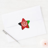 Étoile Sticker pour drapeau afghan (Enveloppe)