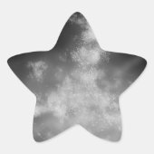 Étoile Sticker pour la fumée du ciel nocturne (Devant)