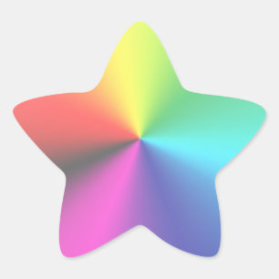 Étoile Sticker Rainbow Star