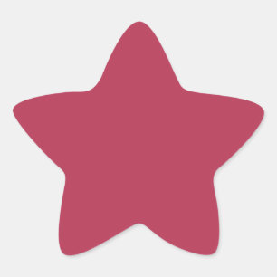 Étoile Sticker rose chaud couleur tendance