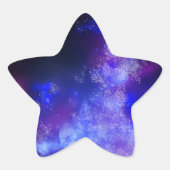 Étoile Sticker Sky Blue Sapphire de nuit (Devant)