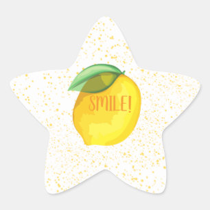 Étoile Sticker souriant