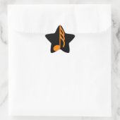 Étoile Sticker Star avec design musical (Sac)