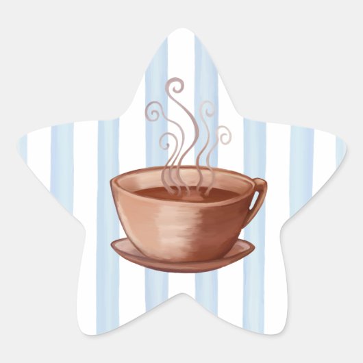 Étoile Sticker Star Coffee Cup (Devant)