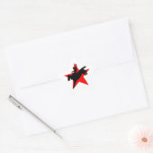 Étoile Sticker star rodéo bronc cavalier (Enveloppe)