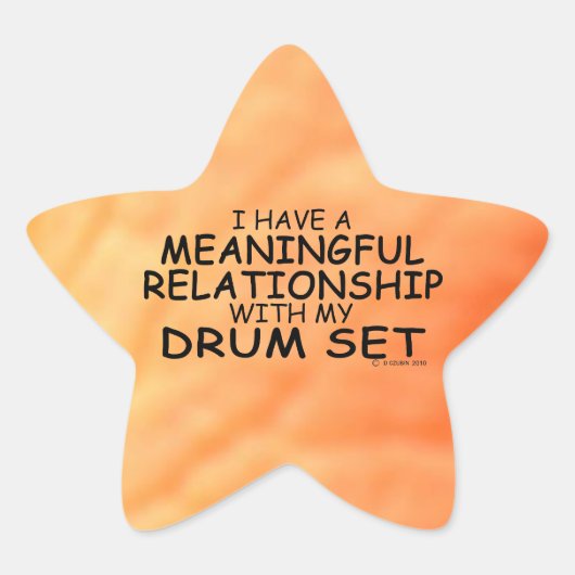 Étoile Sticker Star Set Drum Relation Significative (Devant)
