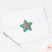 Étoile Sticker Starfish - Turquoise (Enveloppe)
