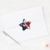 Étoile Sticker Stars et Stripes (Enveloppe)