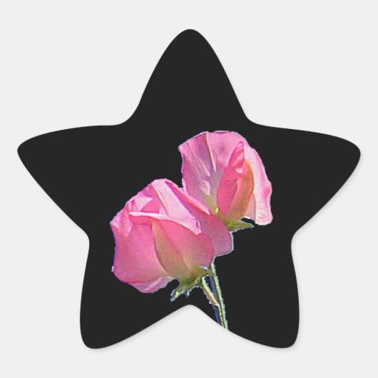 Étoile Sticker Sweet Pea Star (Devant)
