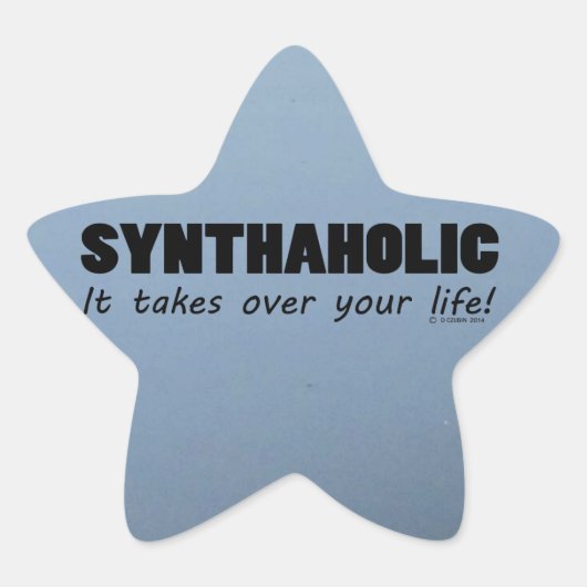 Étoile Sticker Synthaholic Life Star (Devant)