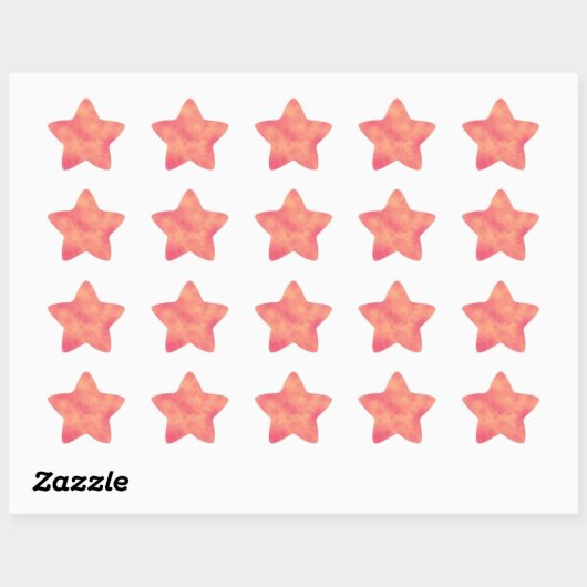 Étoile Sticker Tutti Fruity Star (Feuille)