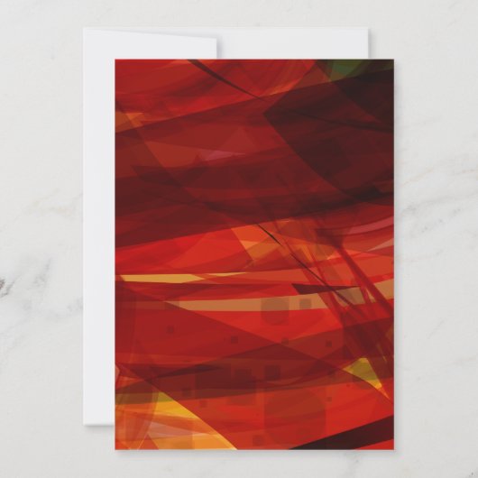 ÉTOILE TRANSPARENTE Bat Bar Mitzvah Invitation rou (Dos)