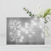 Étoiles Argentées et Faire-Part de Fiançailles ave (Debout devant)