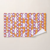 Étoiles Avec Lunettes Enfants Orange (Serviette à main)