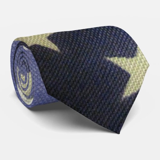 Étoiles blanches cravate (Roulé)