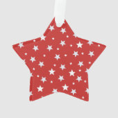 Étoiles blanches pendant les fêtes de Noël rouges (dos)