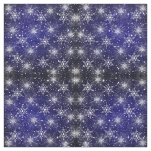 étoiles blanches sur tissu bleu, maison colorée (Échantillon)