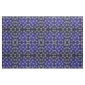 étoiles blanches sur tissu bleu, maison colorée (Fat Quarter)