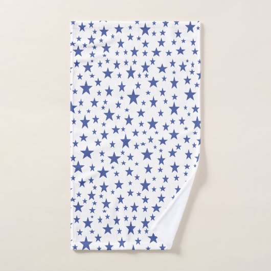 Étoiles bleues (Serviette à main)