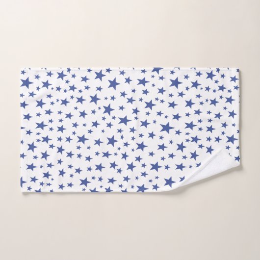 Étoiles bleues (Serviette à main)