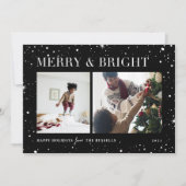 Étoiles brillantes | Carte Joyeuse et brillante de (Devant)