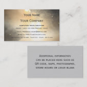 Étoiles - cartes de visite (Devant / Derrière)