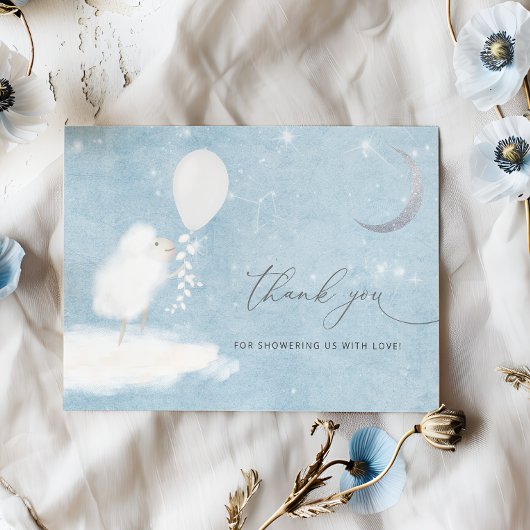 Étoiles célestes de lune et Merci de Baby shower d