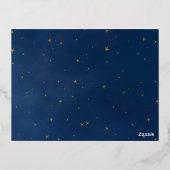 Étoiles célestes d'huile d'honneur Carte de propos (Verso)