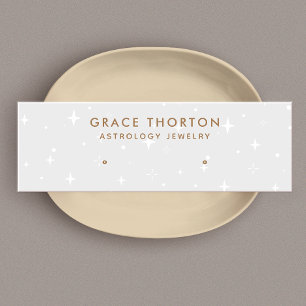 Étoiles célestes grises Étoile à oreille Carte d'a