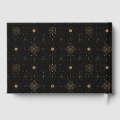 Étoiles célestes noires élégantes (Verso)