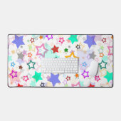 Étoiles colorées blanches  (Clavier et souris)