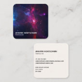 Étoiles cosmiques et nébuleuse Carte de visite mod (Devant / Derrière)