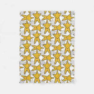 Etoiles couvertures en toison Motif