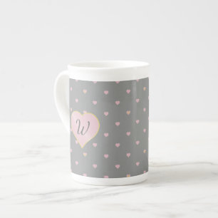 Étoiles dans les coeurs sur Gray Spécialty Mug