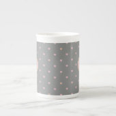 Étoiles dans les coeurs sur Gray Spécialty Mug (Devant)