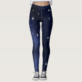 Étoiles dans les leggings nocturnes (Devant)
