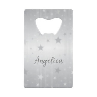 Étoiles d'argent moderne cool élégant Élégant méta