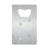 Étoiles d'argent moderne cool élégant Élégant méta (Dos)