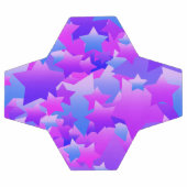 Étoiles de bulles violet (Plat)