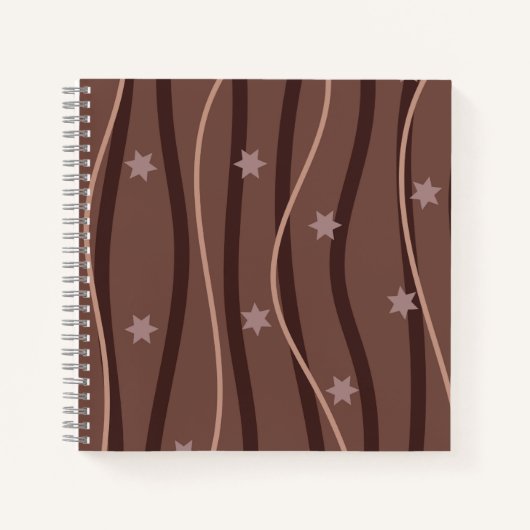 Étoiles de chocolat et Journal Motif rayé (Devant)