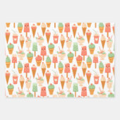 Étoiles de crème glacée Enveloppement de papier en (Devant)