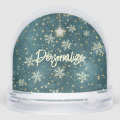 Étoiles de fenêtre rustiques cabine hiver, flocons (Arrière)