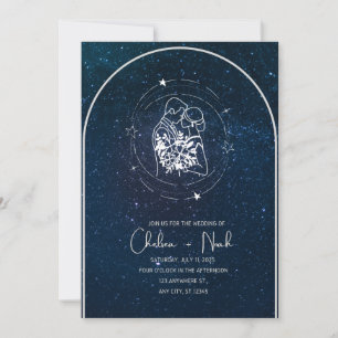 étoiles de lune céleste à envoyer des invitations
